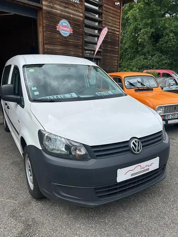 Blanc Utilisé 2013 VW Caddy Maxi Monospace | 8 490 € - Image 1/4