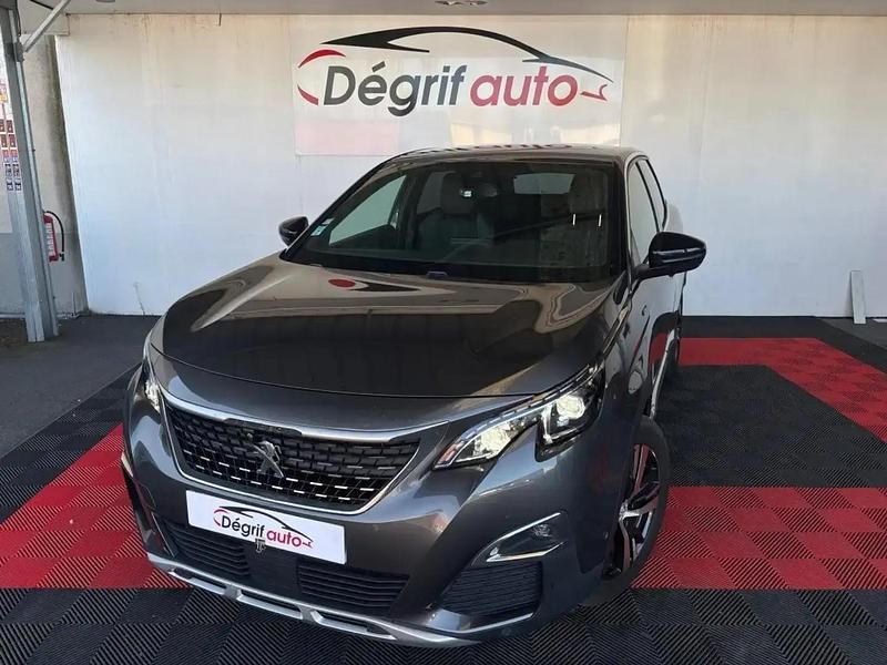 Gris Utilisé 2018 Peugeot 3008 GT-line Monospace | 14 990 € (Prix juste) - Image 1/4