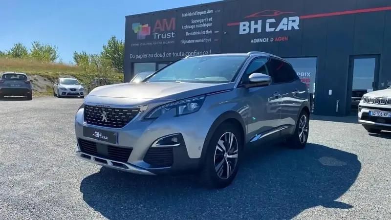 Gris Utilisé 2017 Peugeot 3008 Allure SUV | 13 490 € (Prix juste) - Image 1/4