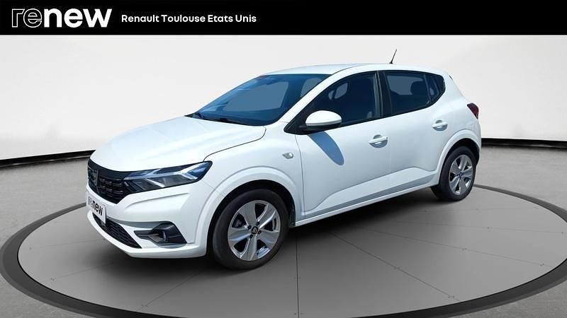 Blanc Utilisé 2022 Dacia Sandero Comfort Citadine | 12 490 € (Prix juste) - Image 1/4