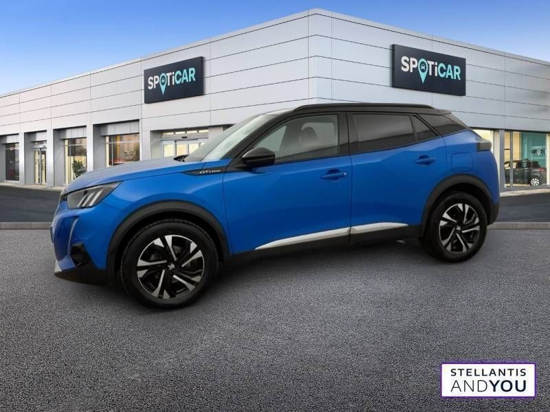 Bleu Utilisé 2021 Peugeot 2008 GT SUV | 18 590 € (Prix juste) - Image 1/3