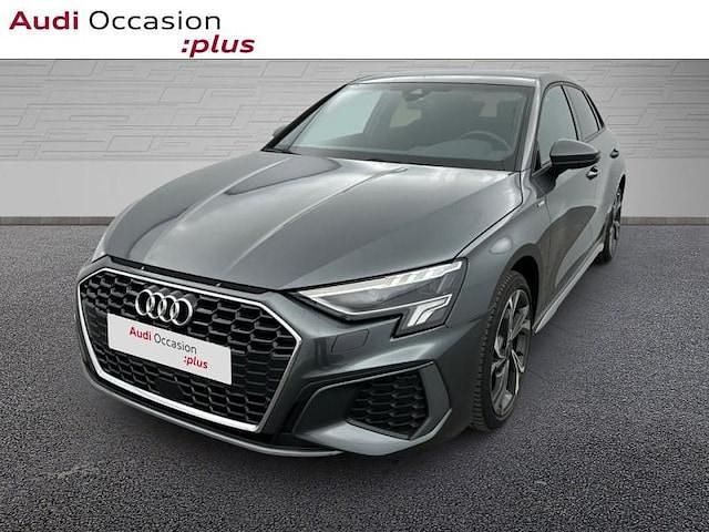 Gris daytona nacré Utilisé 2024 Audi A3 S-Line | 33 900 € (Prix juste) - Image 1/4