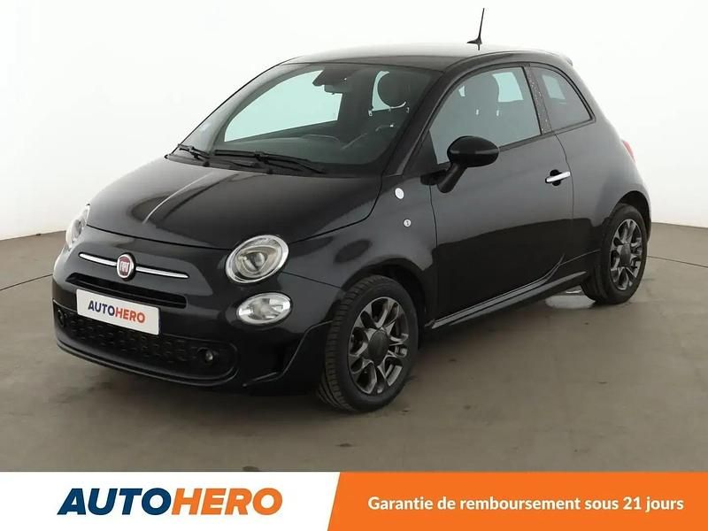 Noir Utilisé 2021 Fiat 500 Citadine | 12 290 € (Prix juste) - Image 1/2