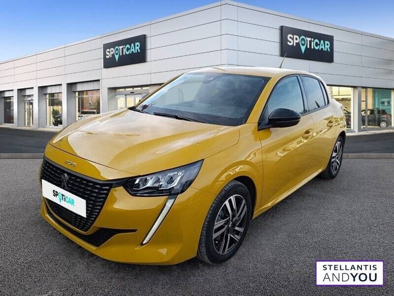 Jaune Utilisé 2022 Peugeot 208 Allure Citadine | 14 090 € (Prix juste) - Image 1/4