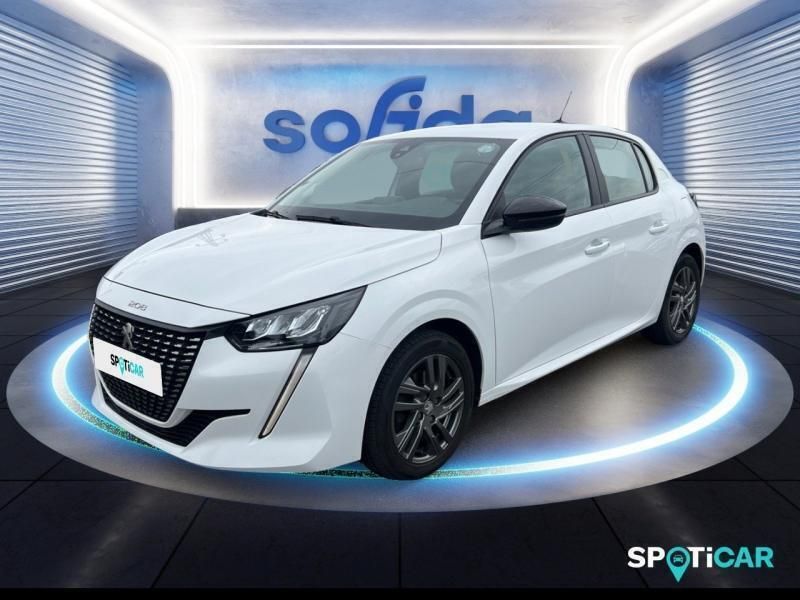 Blanc Utilisé 2022 Peugeot 208 Business-Line Citadine | 13 990 € (Prix juste) - Image 1/3