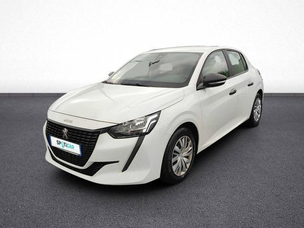 Blanc Utilisé 2021 Peugeot 208 Citadine | 10 390 € (Bon prix) - Image 1/4