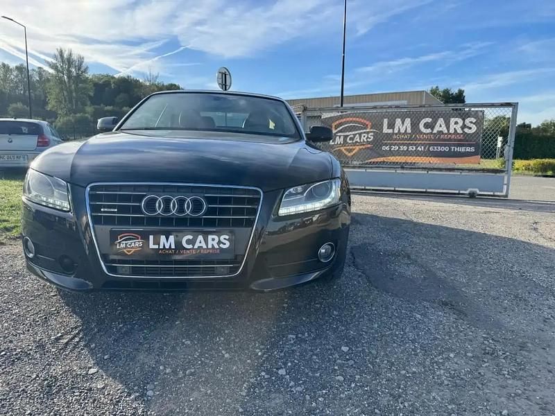 Noir Occasion 2009 Audi A5 Cabriolet Cabriolet | 17 990 € (Prix juste) - Image 1/4