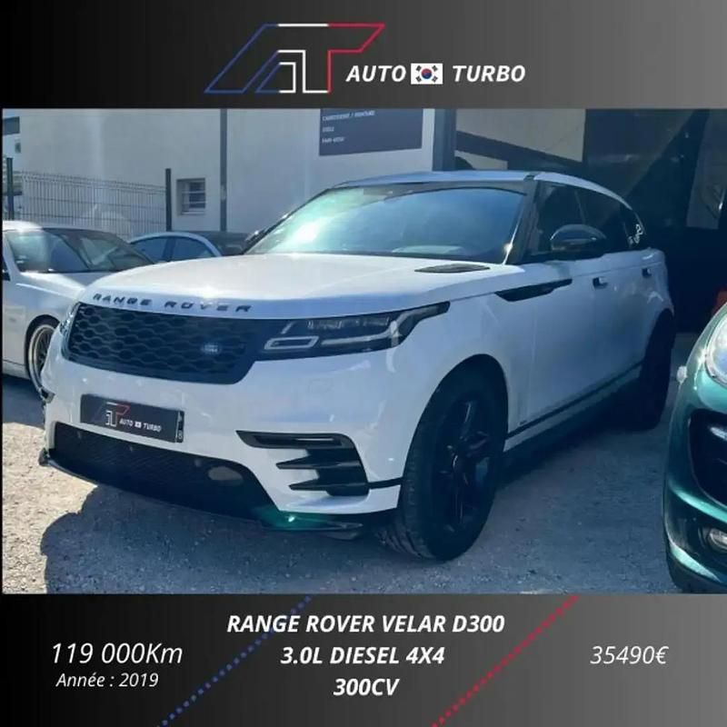 Blanc Utilisé 2019 Land Rover Range Rover Velar SUV | 34 990 € (Bon prix) - Image 1/4