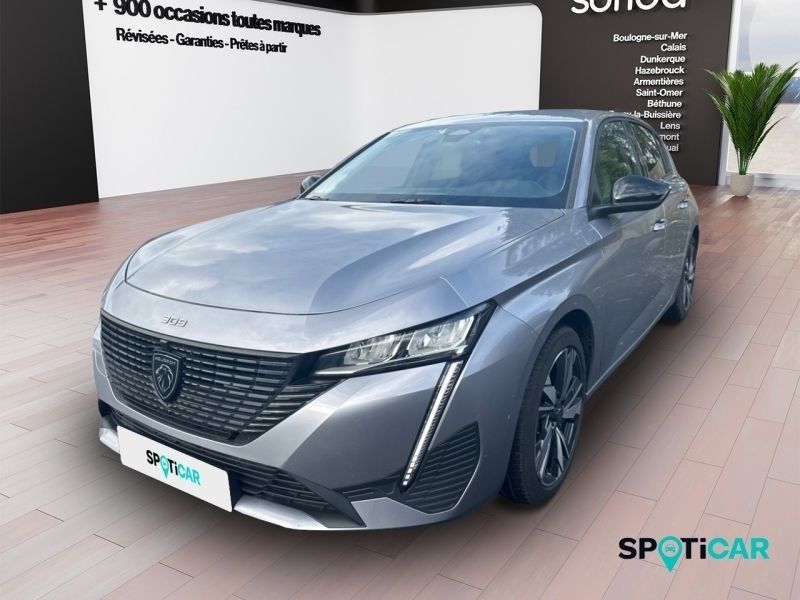 Gris Utilisé 2023 Peugeot 308 Allure Berline | 22 090 € (Prix assez cher) - Image 1/3