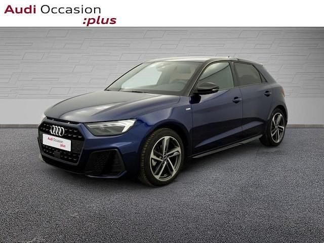 Occasion Audi A1 Sportback S-line plus 116 ch (85 kW) 2025 Bleu navarre métallisé noir mythe métallisé Citadine