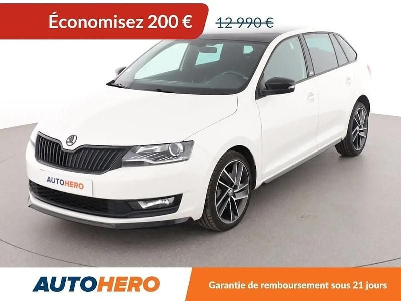 Blanc Utilisé 2017 Skoda Rapid Monte Carlo Berline | 12 790 € - Image 1/2