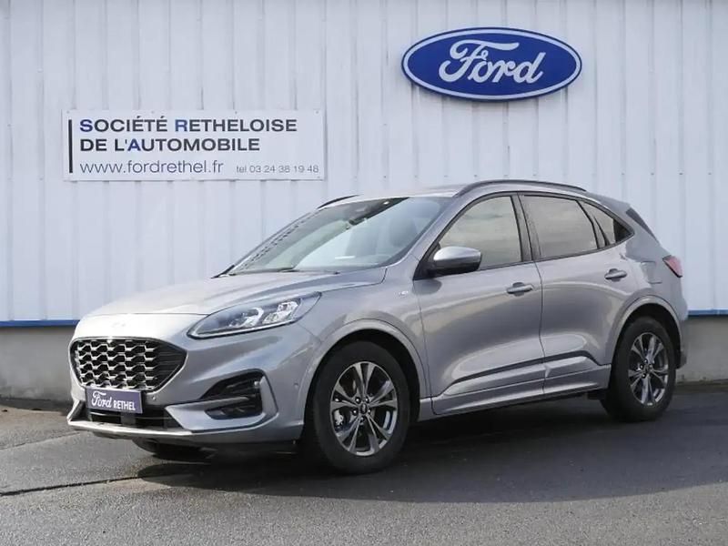 Gris Utilisé 2022 Ford Kuga ST-Line X SUV | 24 490 € (Prix juste) - Image 1/4