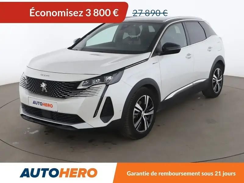 Blanc Utilisé 2021 Peugeot 3008 GT SUV | 24 090 € (Prix juste) - Image 1/2