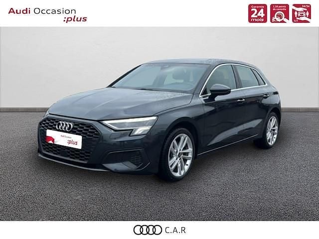 Gris manhattan métallisé Occasion 2024 Audi A3 Business | 26 490 € (Bon prix) - Image 1/4