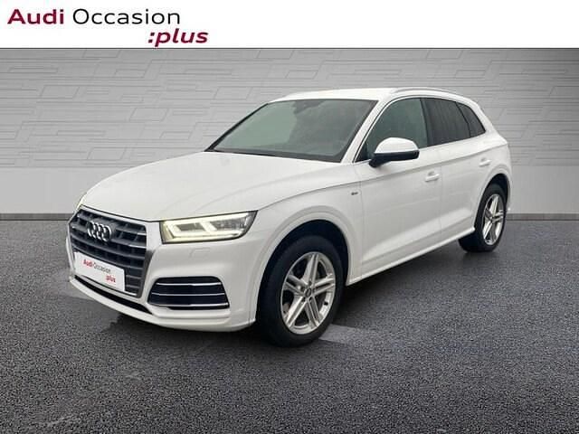Blanc ibis Occasion 2020 Audi Q5 S-Line SUV | 28 980 € - Image 1/4