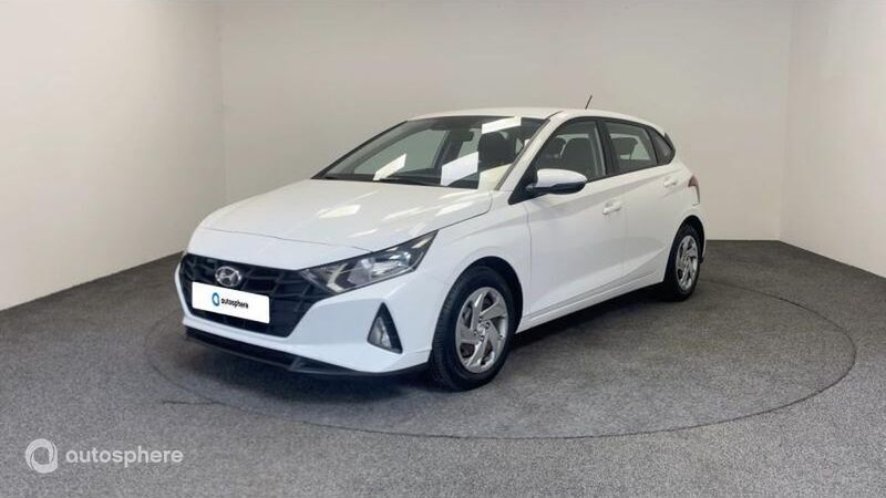 Blanc Utilisé 2020 Hyundai i20 Berline | 12 799 € (Prix juste) - Image 1/4
