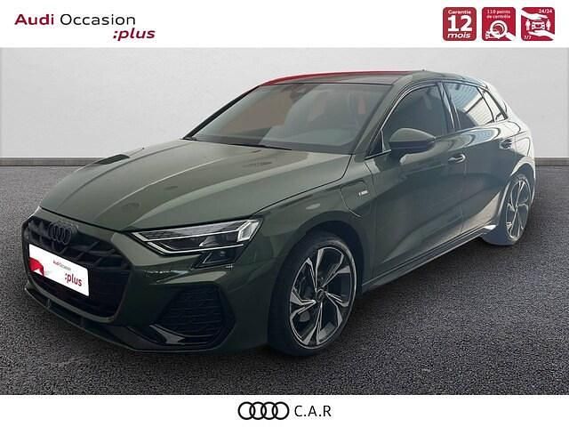 Vert district métallisé Utilisé 2025 Audi A3 Sportback e-tron S-Line Berline | 48 980 € - Image 1/4