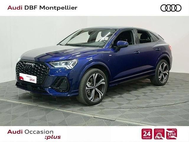 Bleu navarre métallisé Occasion 2024 Audi Q3 Sportback S-Line SUV | 42 880 € - Image 1/4