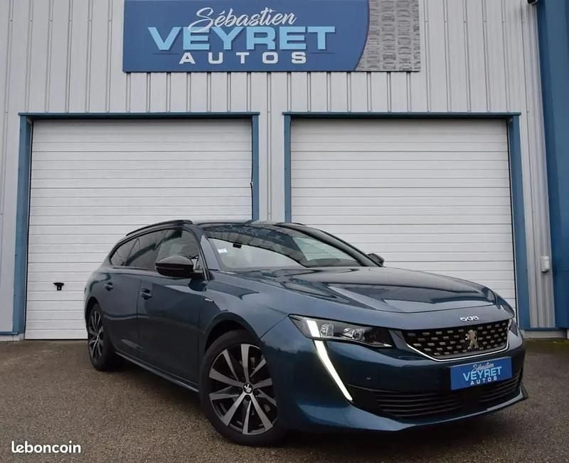 Bleu Occasion 2020 Peugeot 508 GT-line Break | 18 990 € (Bon prix) - Image 1/4