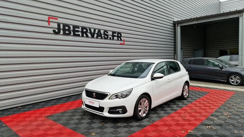 Blanc Occasion 2019 Peugeot 308 Business-Line Berline | 11 590 € (Prix juste) - Image 1/4