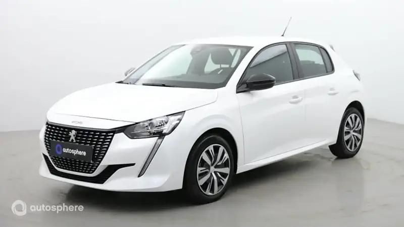 Blanc Utilisé 2023 Peugeot 208 Active Citadine | 13 499 € (Bon prix) - Image 1/4