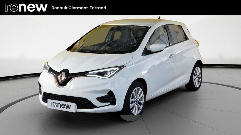 Blanc Utilisé 2020 Renault Zoe Zen Citadine | 9 999 € (Super prix) - Image 1/4