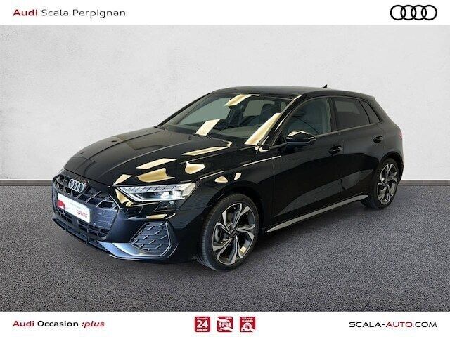 Noir mythic métallisé Utilisé 2025 Audi A3 S-Line | 36 990 € (Prix juste) - Image 1/4