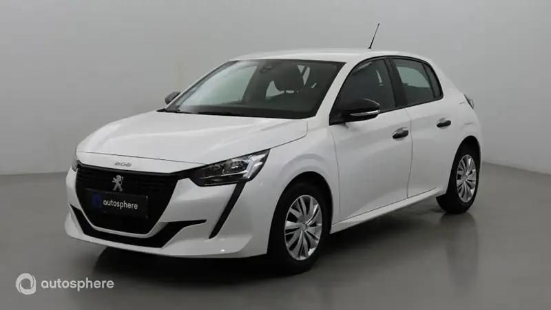 Blanc Utilisé 2020 Peugeot 208 S Citadine | 10 499 € (Bon prix) - Image 1/4