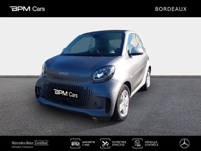 Gris Utilisé 2020 Smart ForTwo Electric Drive Passion Coupé | 12 980 € (Prix juste) - Image 1/4
