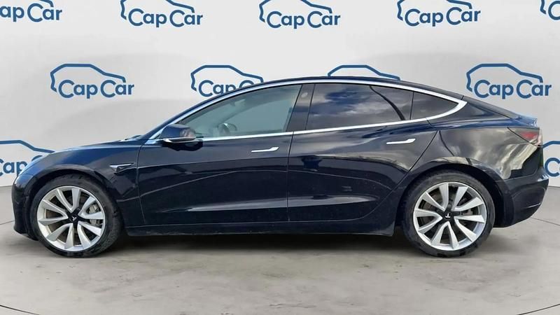 Occasion Tesla Model 3 Long Range AWD 152 kW (208 ch) 2019 Noir Berline