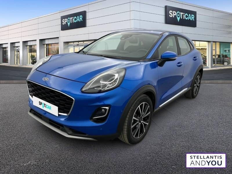 Bleu Utilisé 2020 Ford Puma Titanium Coupé | 16 790 € (Prix juste) - Image 1/3