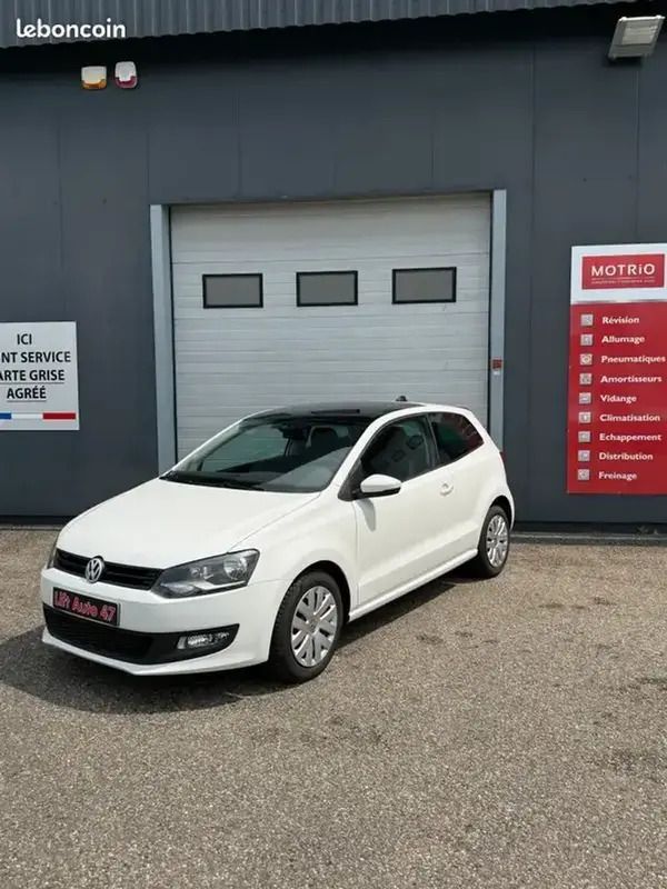 Blanc Utilisé 2011 VW Polo Citadine | 8 490 € (Prix assez cher) - Image 1/4