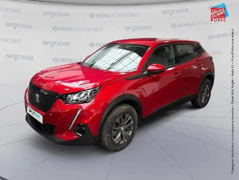 Rouge Utilisé 2021 Peugeot 2008 Business-Line SUV | 14 499 € (Super prix) - Image 1/4