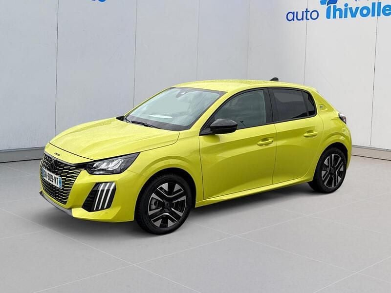 Jaune Occasion 2024 Peugeot e-208 Allure Citadine | 21 990 € (Prix juste) - Image 1/4