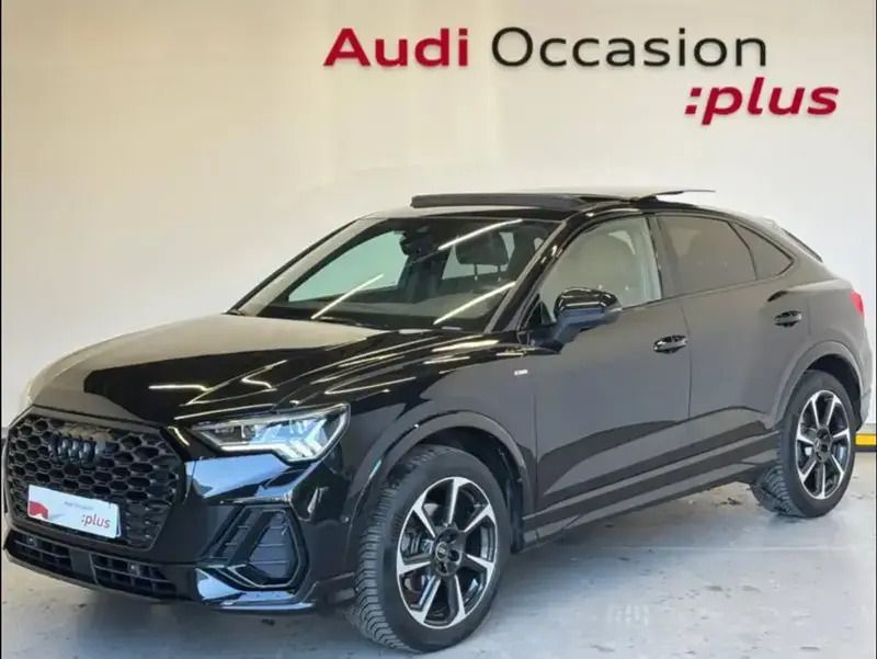 Noir mythic métallisé Utilisé 2021 Audi Q3 S-Line SUV | 40 890 € - Image 1/4