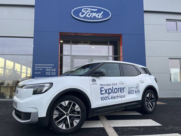 Blanc Utilisé 2024 Ford Explorer Extended Range SUV | 40 900 € - Image 1/4
