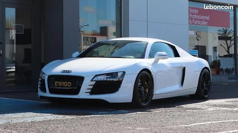 Blanc Occasion 2008 Audi R8 Coupé Sport Coupé | 51 990 € (Bon prix) - Image 1/4