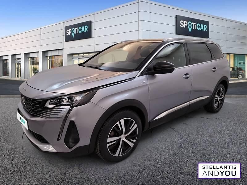 Gris Utilisé 2021 Peugeot 5008 GT Monospace | 28 188 € (Prix juste) - Image 1/4