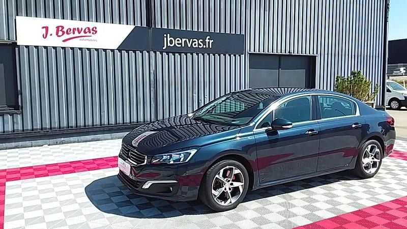 Bleu Occasion 2017 Peugeot 508 Allure Berline | 16 990 € (Prix juste) - Image 1/4