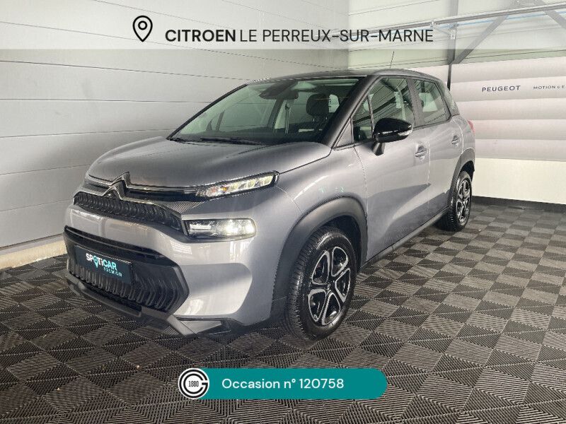 Gris Utilisé 2021 Citroën C3 Aircross Feel SUV | 13 950 € (Prix juste) - Image 1/4