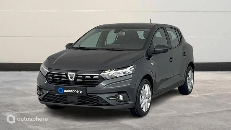 Gris Utilisé 2021 Dacia Sandero Comfort Citadine | 11 299 € (Super prix) - Image 1/4