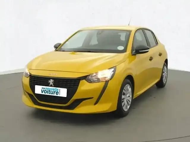 Jaune Occasion 2021 Peugeot 208 S Citadine | 10 370 € (Bon prix) - Image 1/4