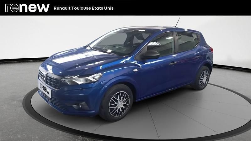 Bleu Utilisé 2021 Dacia Sandero Essentiel Citadine | 9 990 € (Bon prix) - Image 1/4
