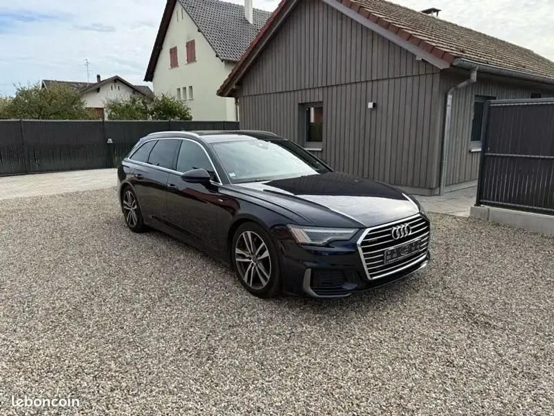 Bleu Utilisé 2018 Audi A6 S-Line Break | 31 990 € (Prix juste) - Image 1/4