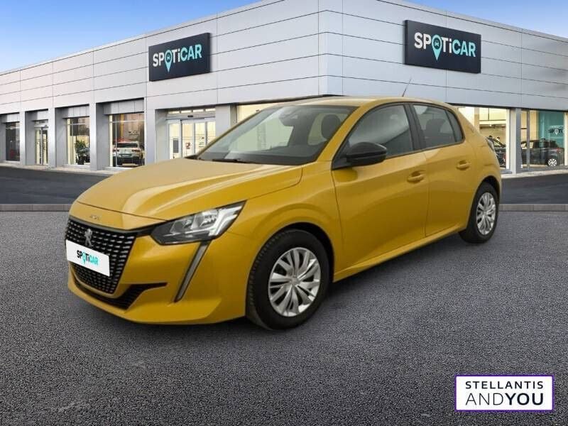Jaune Utilisé 2022 Peugeot 208 Active Citadine | 10 990 € (Bon prix) - Image 1/4