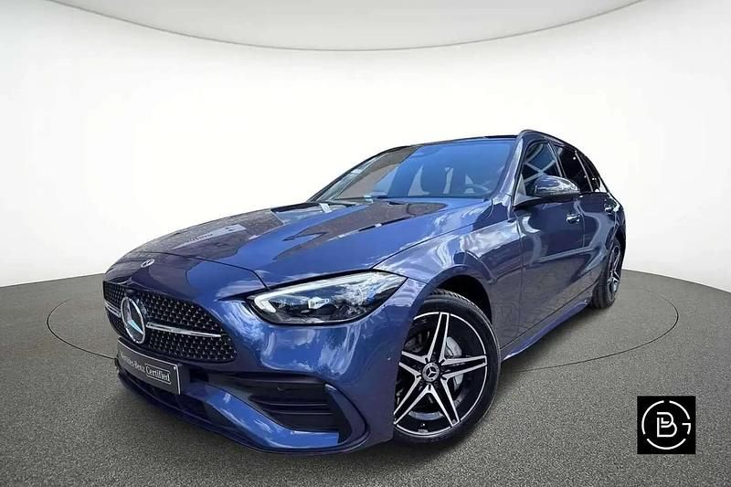 Bleu Utilisé 2024 Mercedes C300 AMG line Break | 49 990 € - Image 1/4