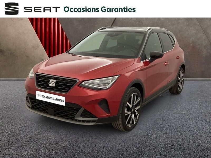 Rouge désir/toit noir minuit Utilisé 2024 Seat Arona FR SUV | 22 890 € (Prix juste) - Image 1/4