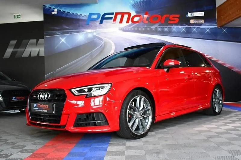 Rouge Utilisé 2019 Audi S3 Sport Berline | 34 990 € (Prix juste) - Image 1/4