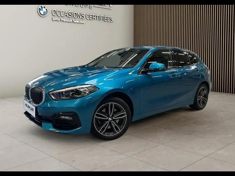 Bleu Occasion 2022 BMW 118 Sport Line Citadine | 25 460 € (Bon prix) - Image 1/4