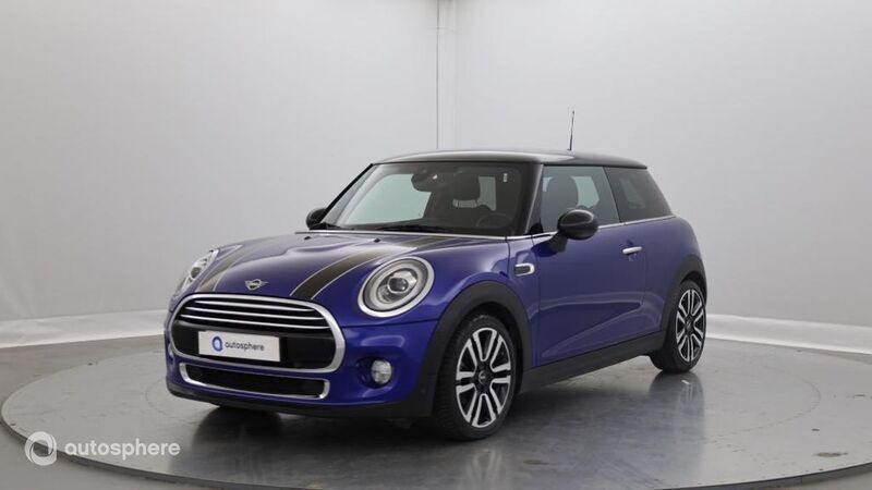 Bleu Utilisé 2018 Mini Cooper Hatch Citadine | 18 999 € (Prix juste) - Image 1/4